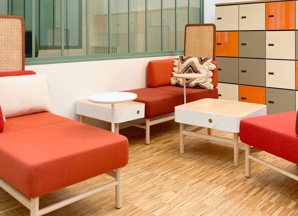 Partie commune espace de coworking
